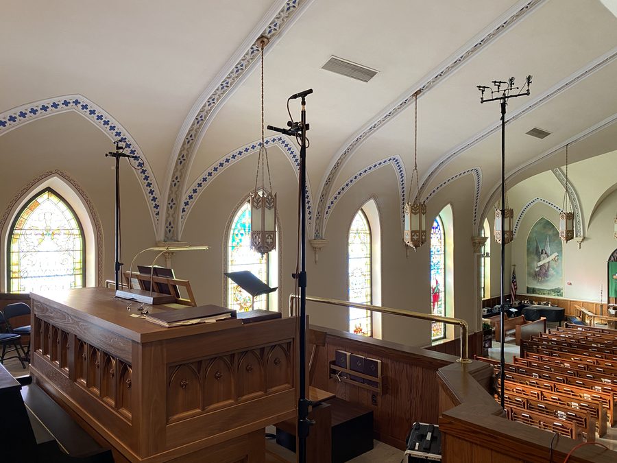 Lutheran Public Radio recording session