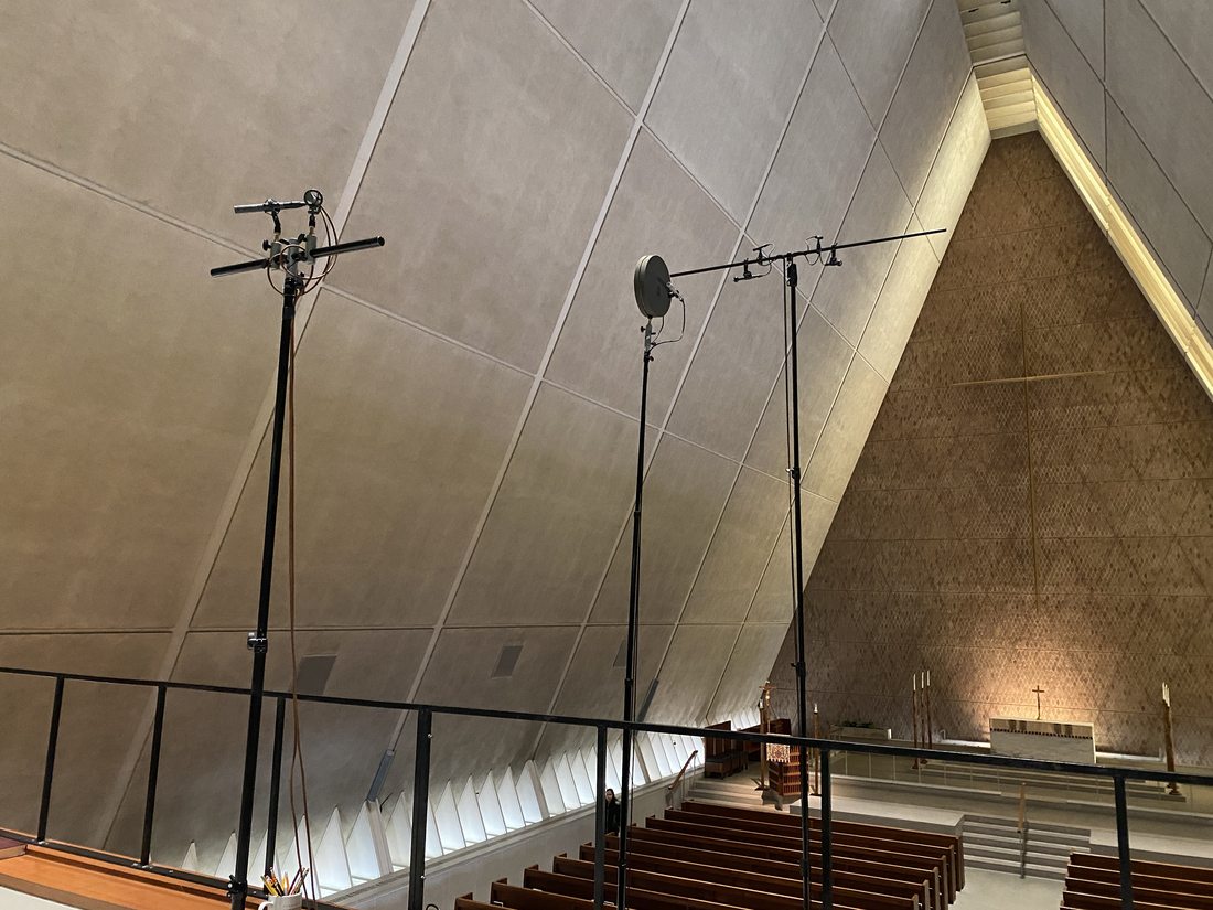 Schoeps and Josephson microphone array — CTSFW Chapel